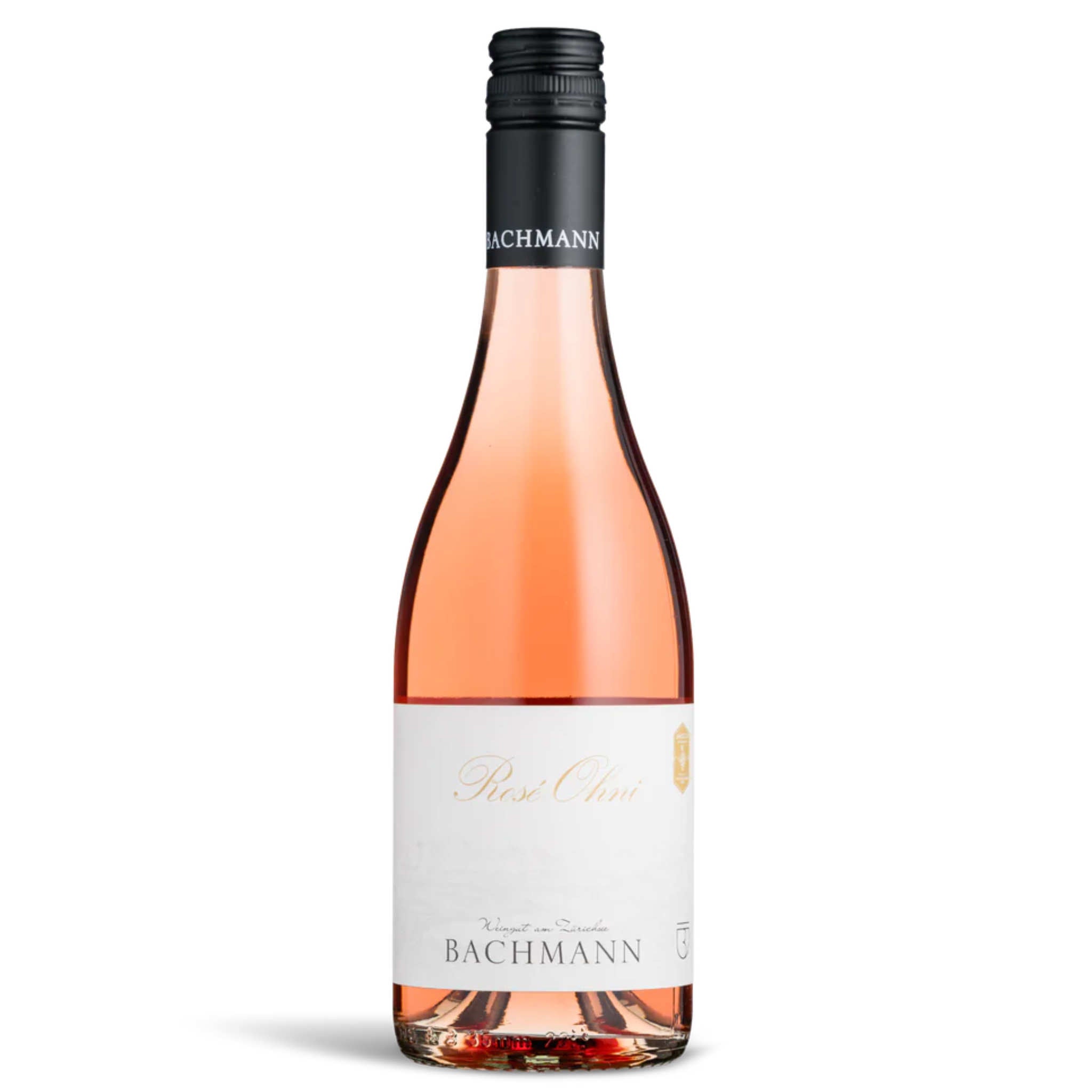 Bachmann Rosé Ohni alkoholfreier Schweizer Roséwein in der 50-cl-Flasche