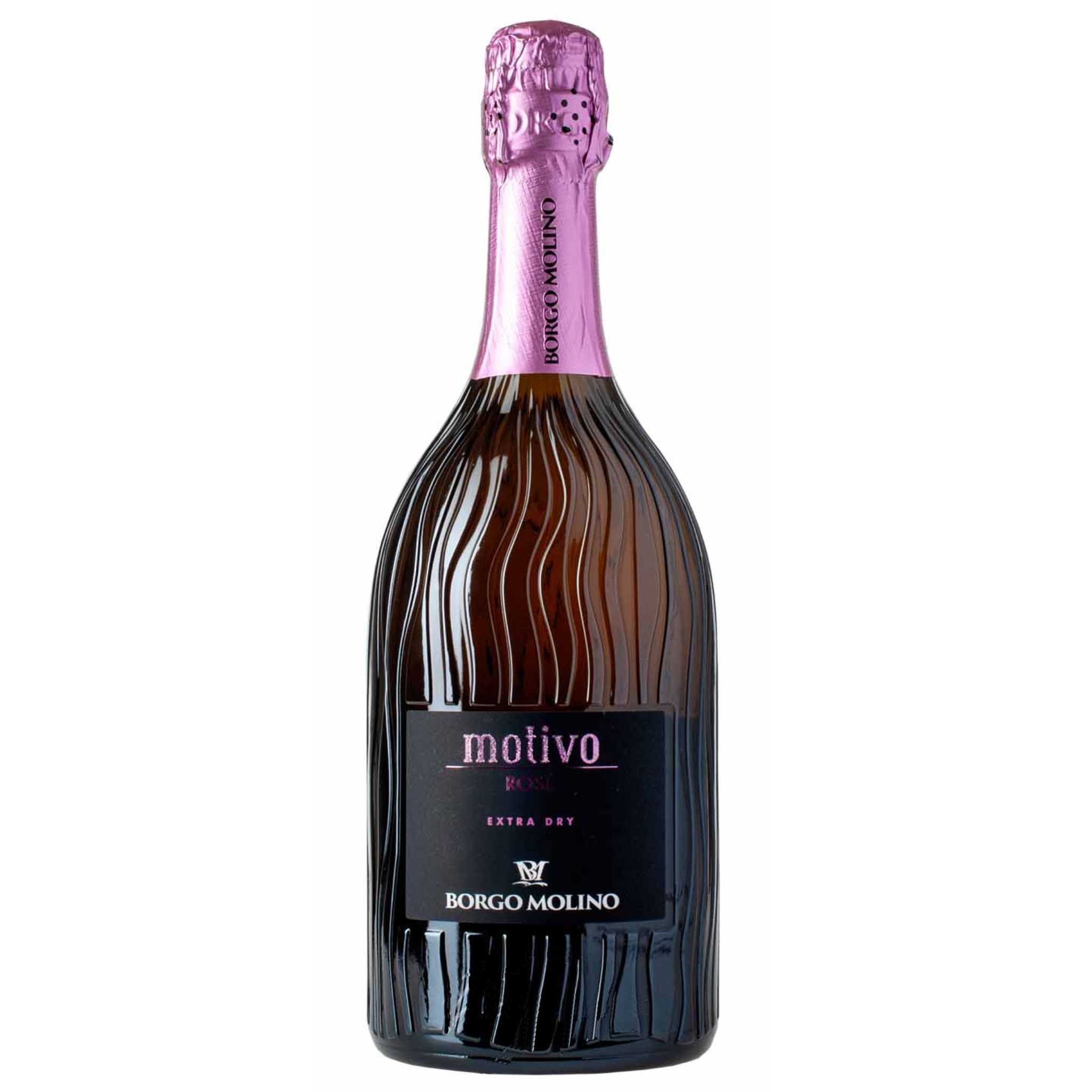 Motivo Rosé Extra Dry Schaumwein von Borgo Molino in der 75-cl-Flasche