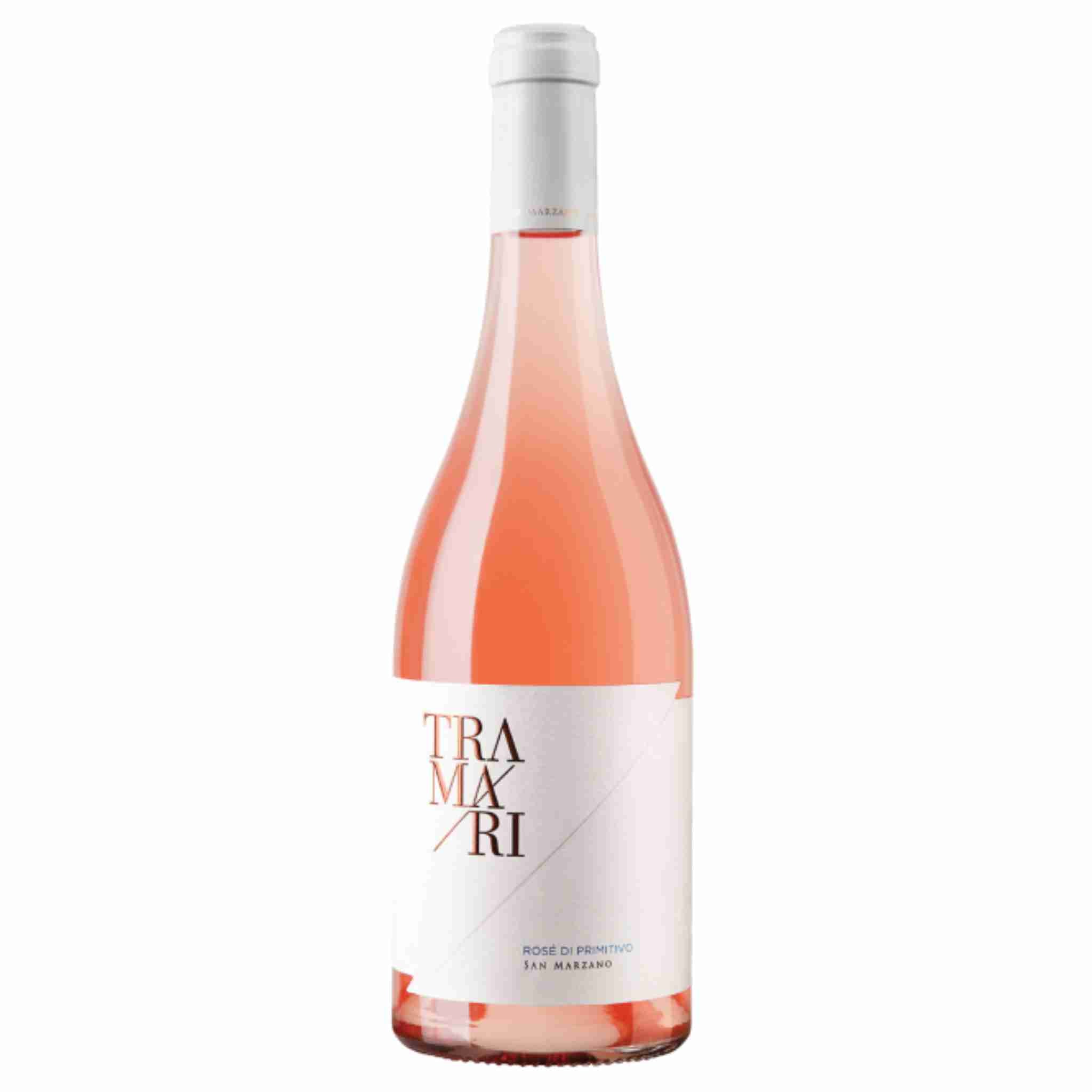 Tramari Rosé di Primitivo San Marzano aus Apulien in der 75-cl-Flasche