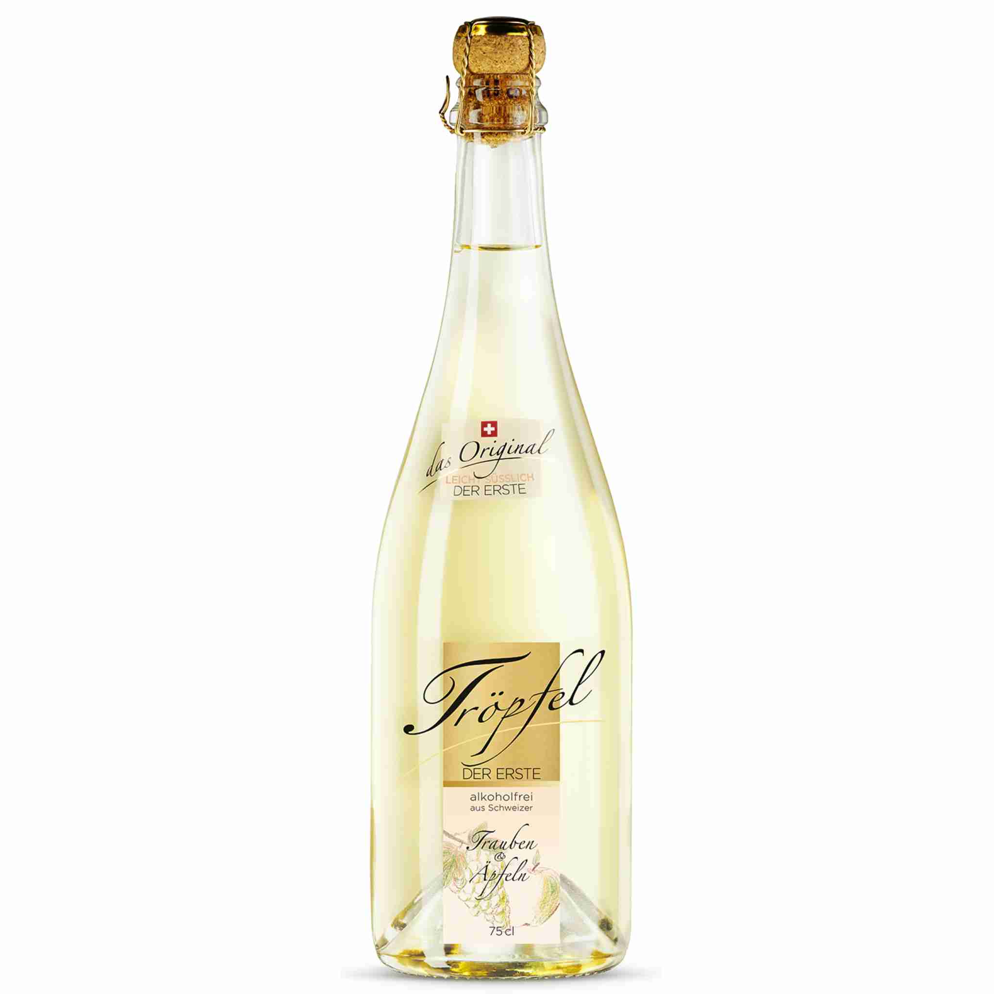 Tröpfel DER ERSTE - Leicht süsslich, alkoholfrei, 75 cl